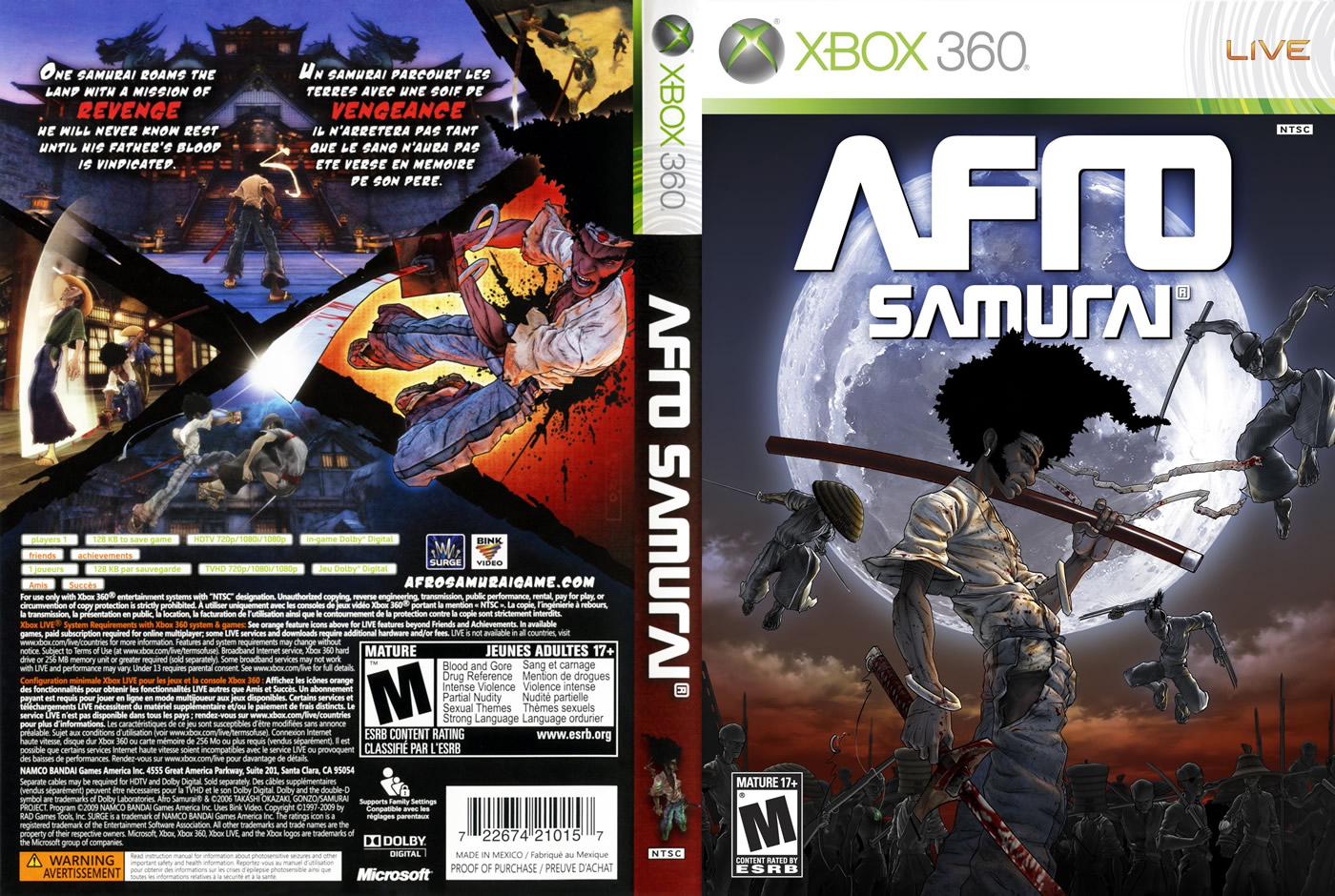 Afro Samurai (Xbox360) [ X236 ] - Bem vindo(a) à nossa loja virtual